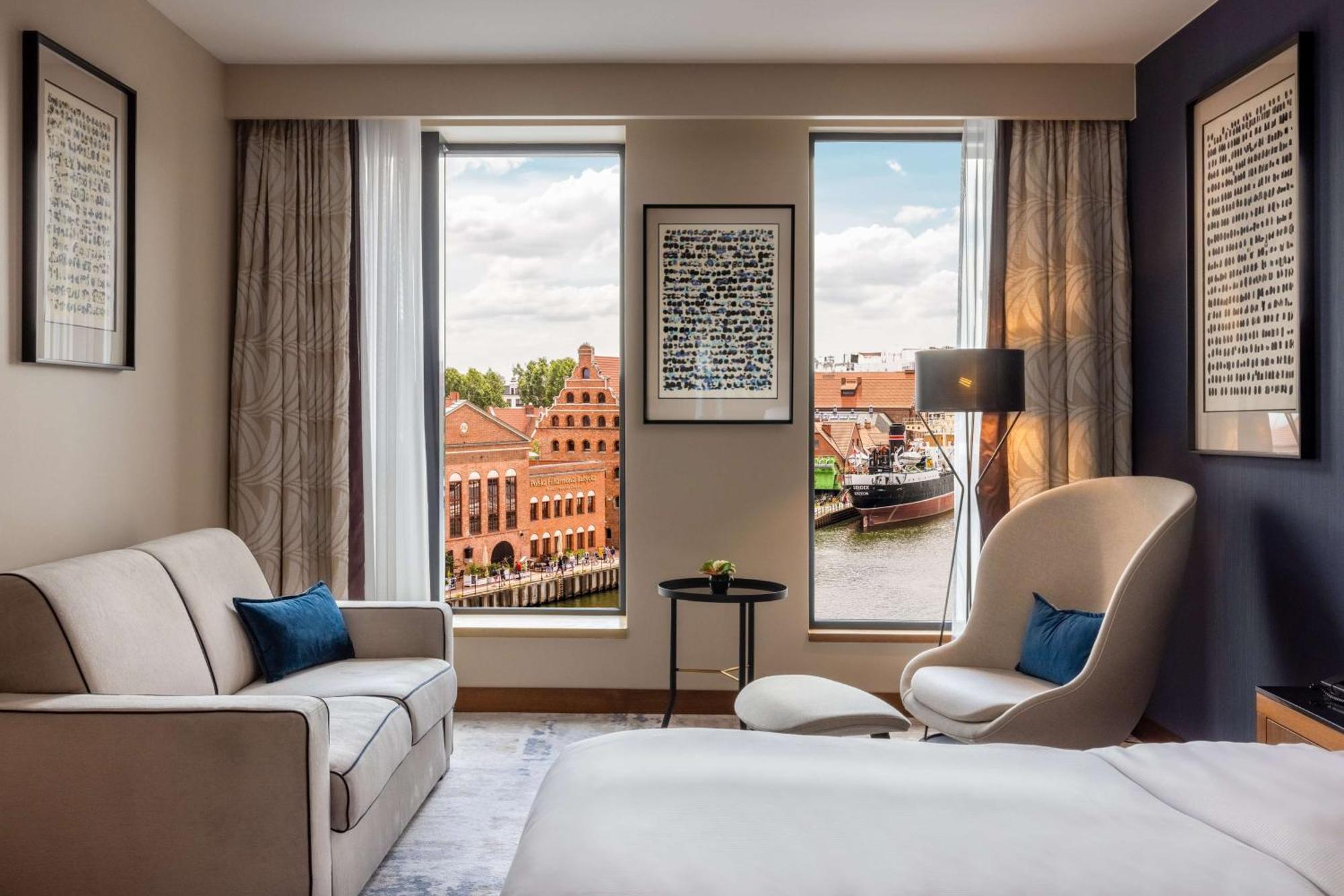 Deluxe Kamer met Kingsize Bed en Uitzicht op Rivier